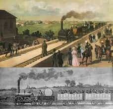 Inglaterra Primera Línea Férrea