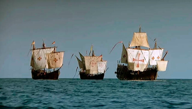 1r viatge de Colom terra a la vista!