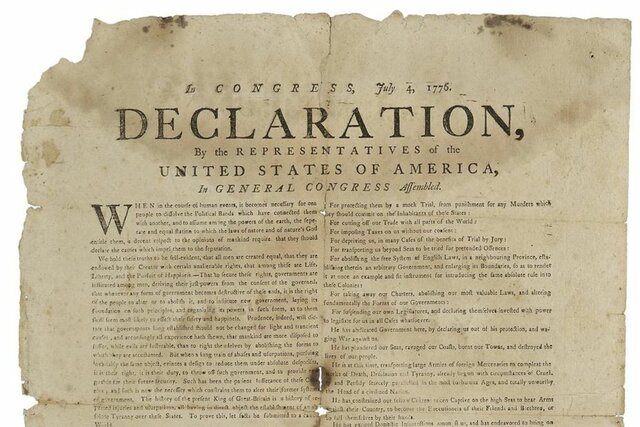 The Declaration of Independence