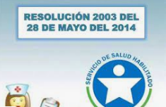 Resolución 2003 de 2014