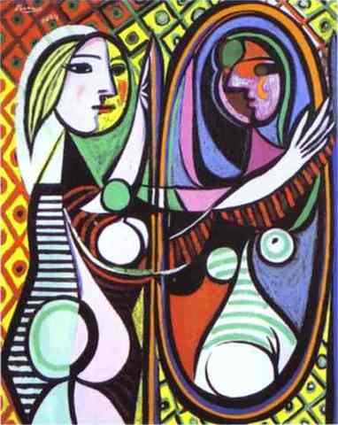 Girl Before a Mirror by Picasso