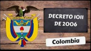 Decreto 1011 de 2006