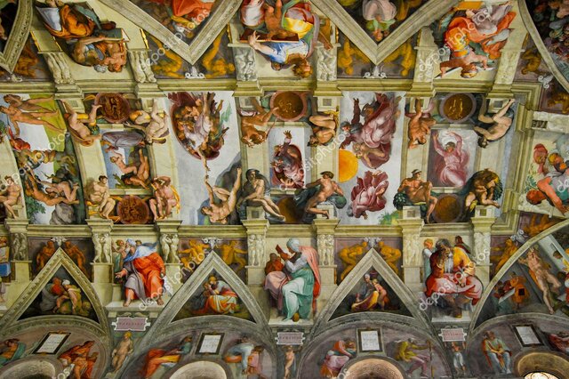 Sistine Chapel ceiling painting