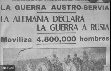 Alemania declara la guerra a Rusia