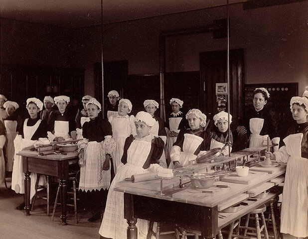 Primeras escuelas de cocina