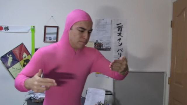 Pink Guy gets current name