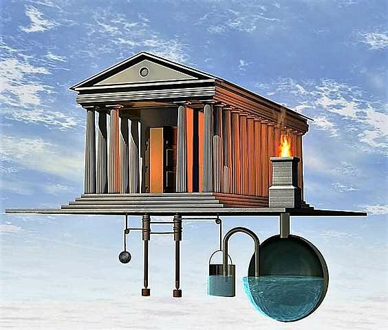 125 av.J.C. Héron d'Alexandrie