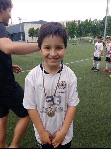 I won my first football tournament