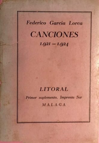 Publishing of "Canciones"