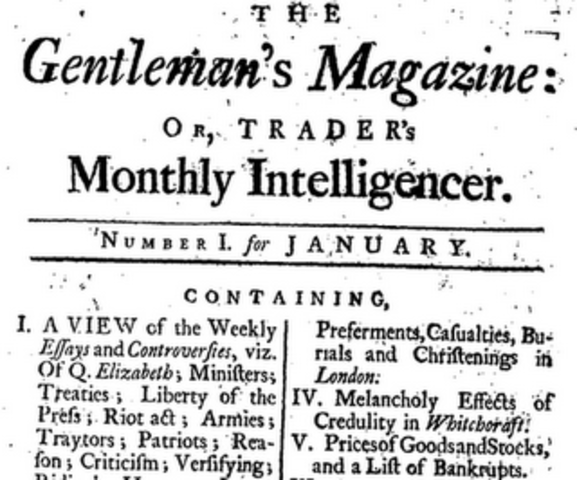 first magazine published