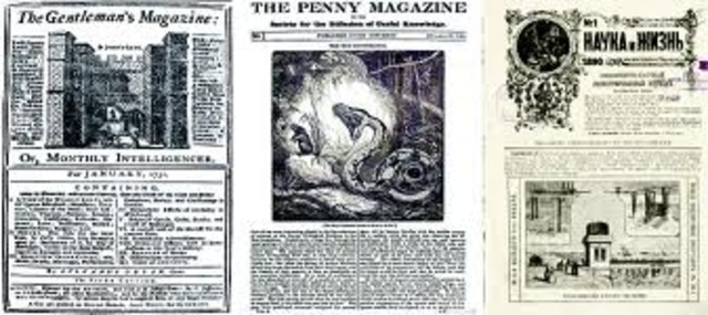 First magazine published in London