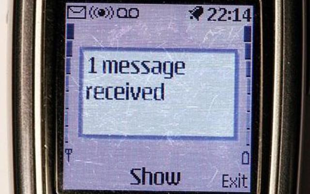 First text message