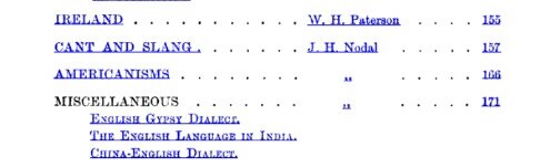 the English Dialect Society (monoghraphs)