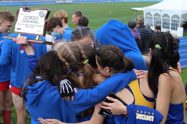 We classified 2nd of Oregon in XC