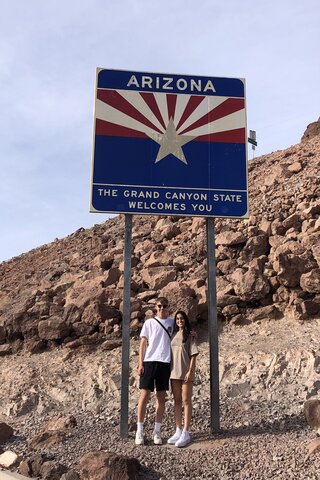 I went to Las Vegas and the Gran Canyom