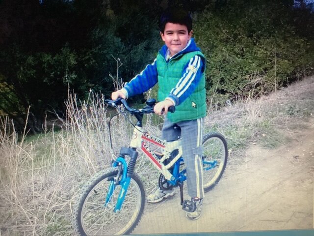 Learn to ride on bike