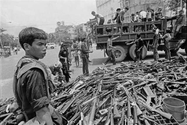 Cambodia - Khmer Rouge takes Phnom Penh - April 1975
