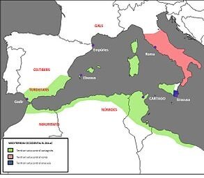 COMENÇA PRIMERA GUERRA PUNICA