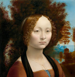 He painted Ginebra De Benci