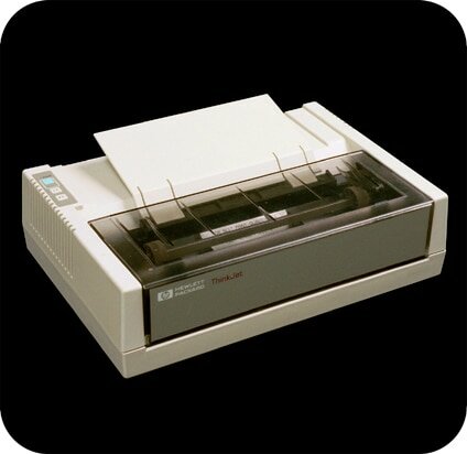 1.ª Impressora a Jato de Tinta Térmica