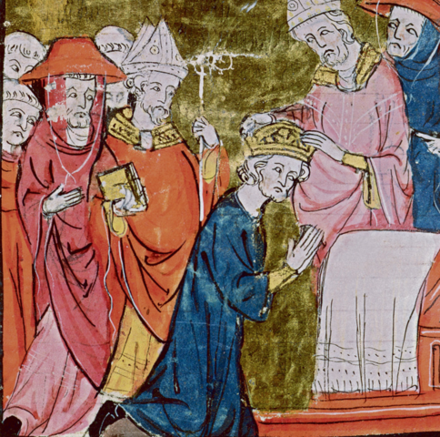 Coronation of Charlemagne as king of the Holy Roman Empire