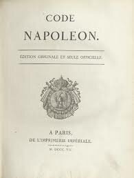 Napoleón emperador. Código civil