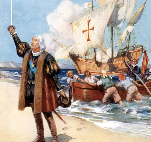 Columbus discovers the Americas