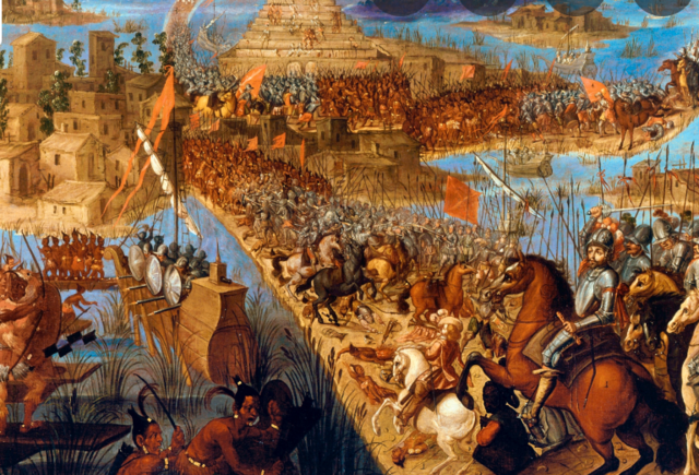 Cortés conquers Tenochtitlán