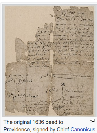 1637-Rhode Island colony