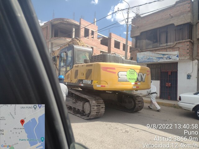 MOVILIZACION DE EXCAVADORA