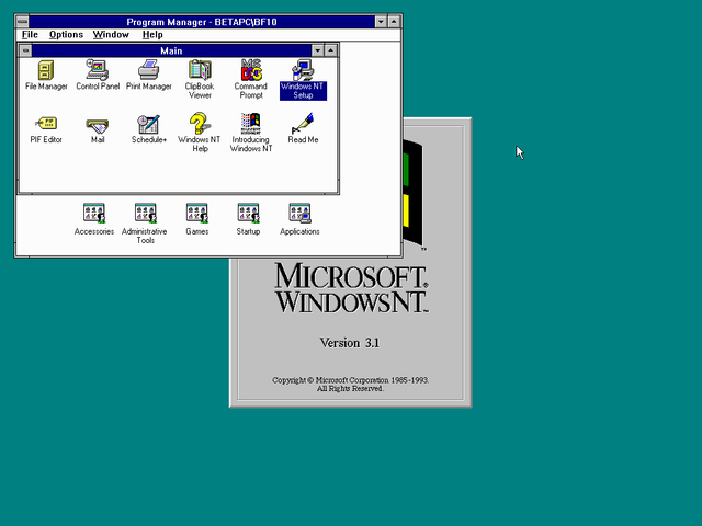 Windows NT 3.1