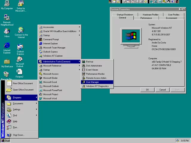 Windows NT 4.0