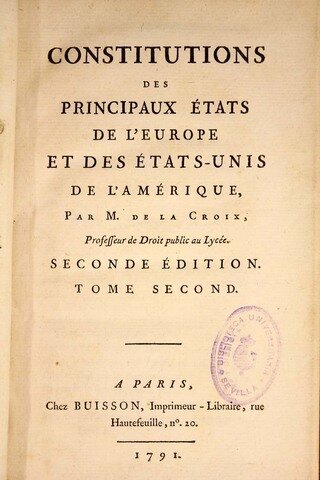 La primera Constitución moderada