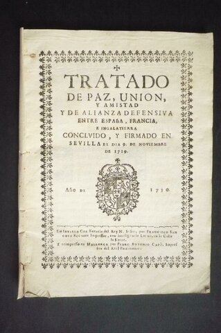 ES FIRMA UN TRACTAT DE PAU AMB FRANÇA