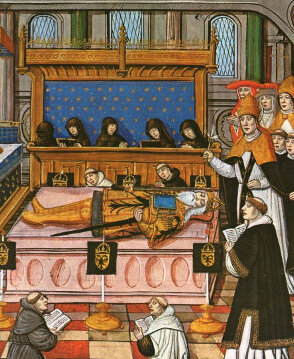 la morte di Carlo Magno