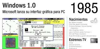 QUINTA GENERACION    -Windows 1.0.-