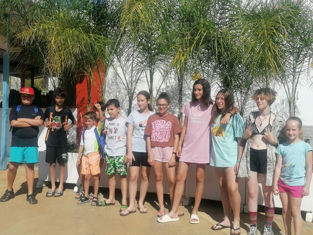 Vaig anar parc acuàtic amb ex classe