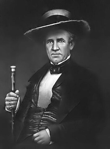 Sam Houston becomes the first President of the republic of Texas