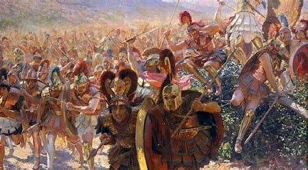 The battle of Marathon