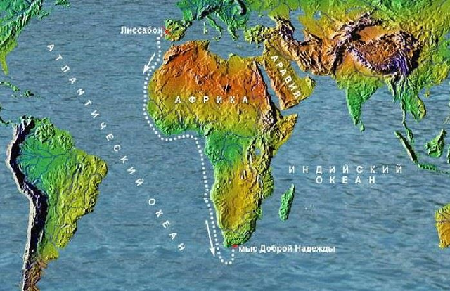 Bartolomeu Dias va aconseguir creuar el sud de l’Àfrica i obrir el pas cap a l’oceà Índic,