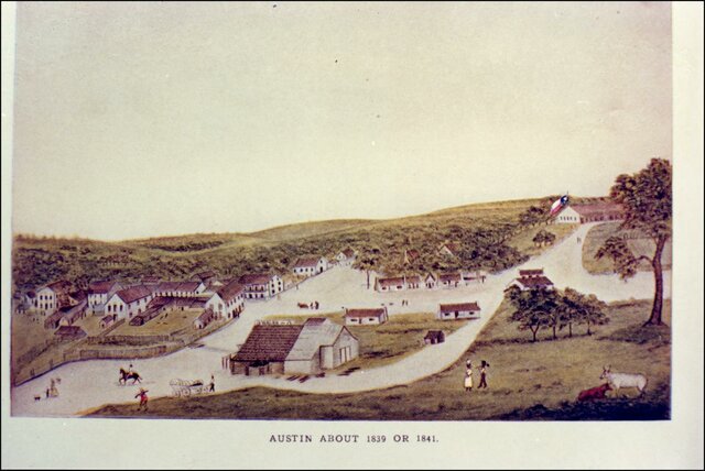 Austin becomes the capital of Texas