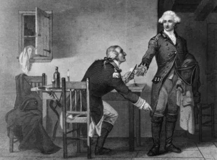 Benedict Arnold turns traitor