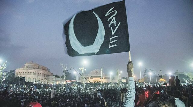 Protestors echo 'permanent solution'