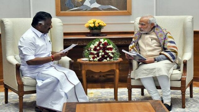 O Paneerselvam pressurises Modi