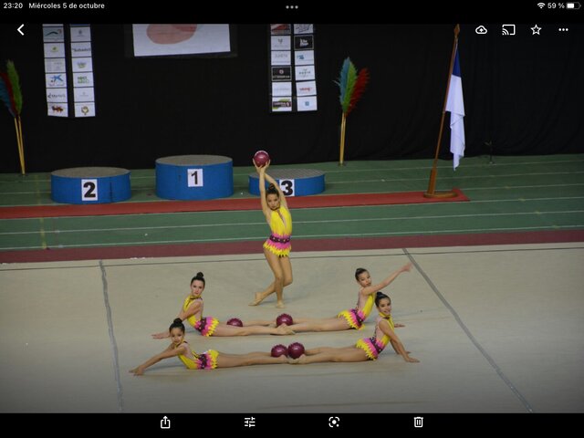 Gimnasia erritmikoko lehen lehiaketa Gasteiztik kampo