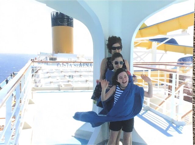 Gurutzaontzi batean egon ginen lehenengo aldia