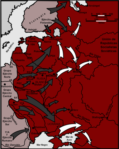 Germany invade part of the Soviet Union