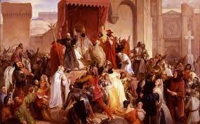 Inici primera croada a  Terra Sta.