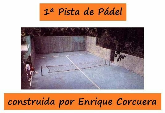 Inauguración de la primera pista de padel