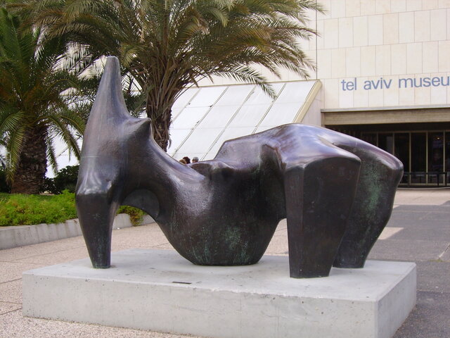Henry Moore reclining figures